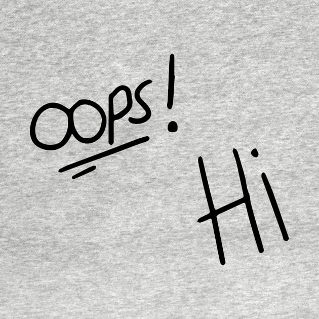 oops hi by DESIGNBOOK